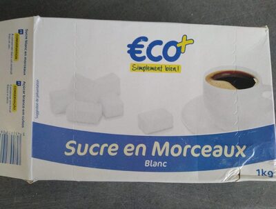 Eco+ Sucre en morceaux blanc
