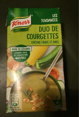 Knorr soupe Courgettes